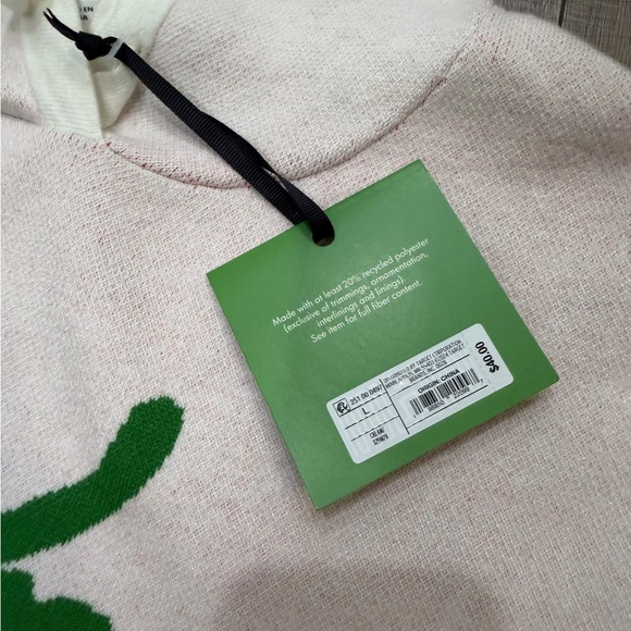 NWT Set Kate Spade X Target Strawberry Sweater Knit Hoodie & Shorts Set Size L - Picture 6 of 10